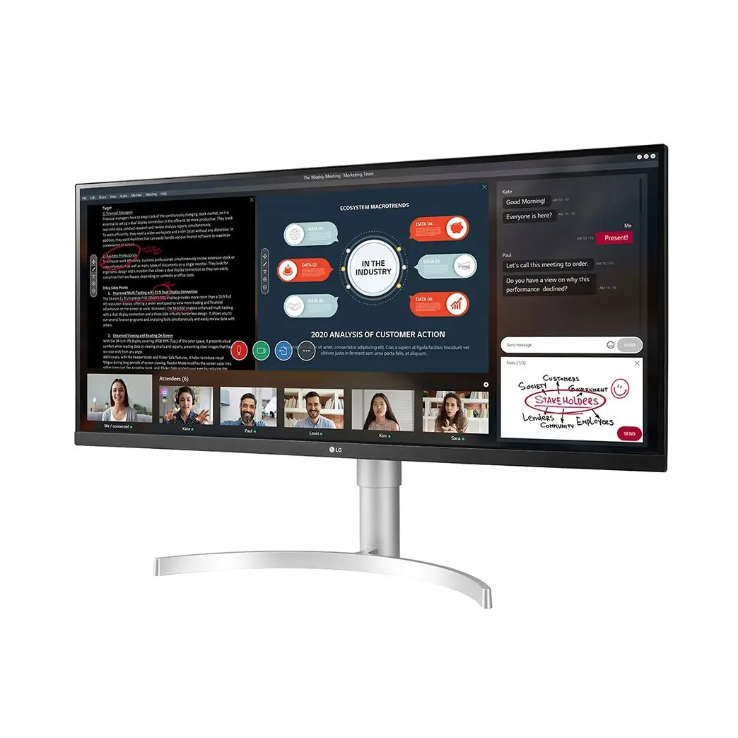 MONITEUR LG ULTRAGEAR 34WQ650-W ULTRA WIDE 100HZ IPS 34 POUCE FHD